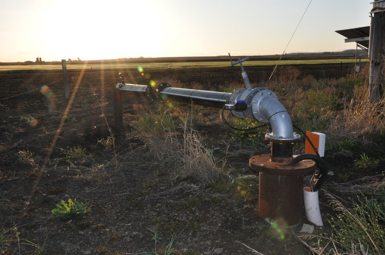Cloud-connected irrigation site
