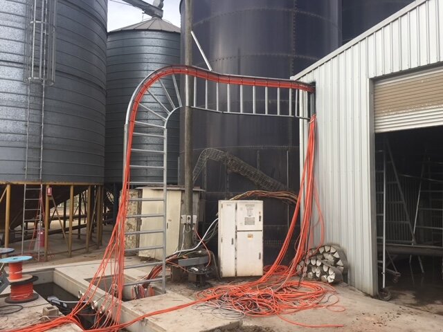 Mill PLC cabinet wiring