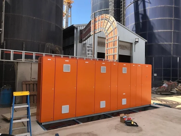 Industrial switchboard installation