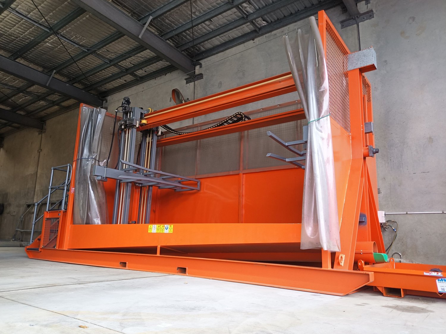 Commissioning the mat washer