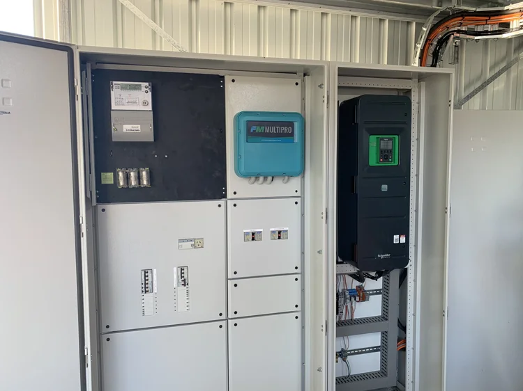 Irrigation control equipment on a Darling Downs property