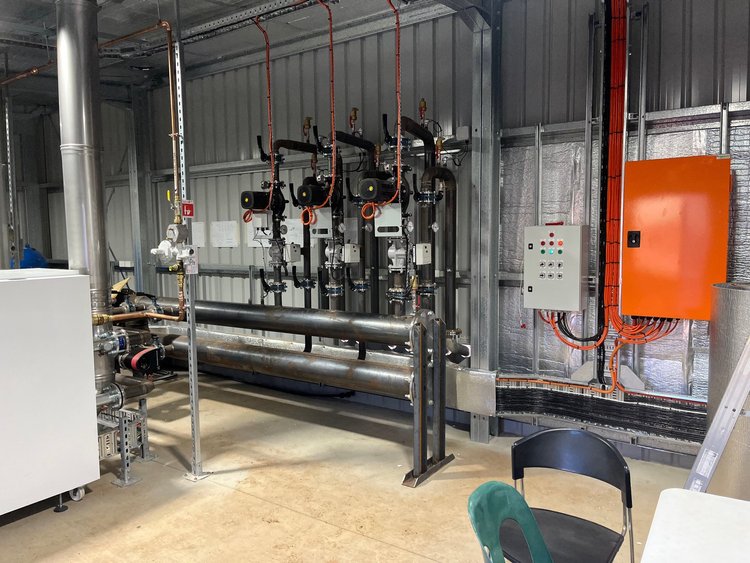 Boiler shed electricals