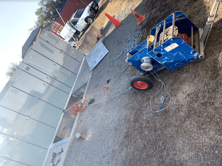 Pulling cable for submains